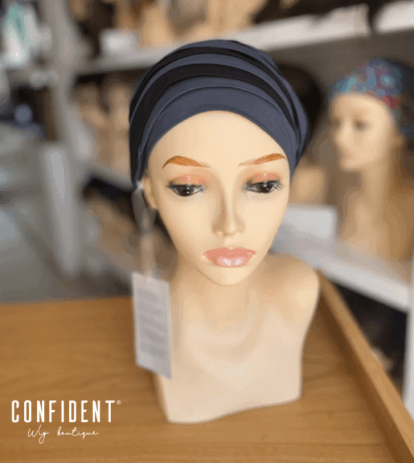 Shanti Turban Mixed Color - Blue/Black